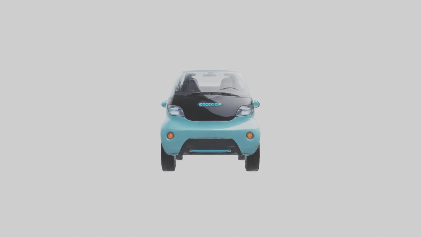 Electric City Car model 3D model