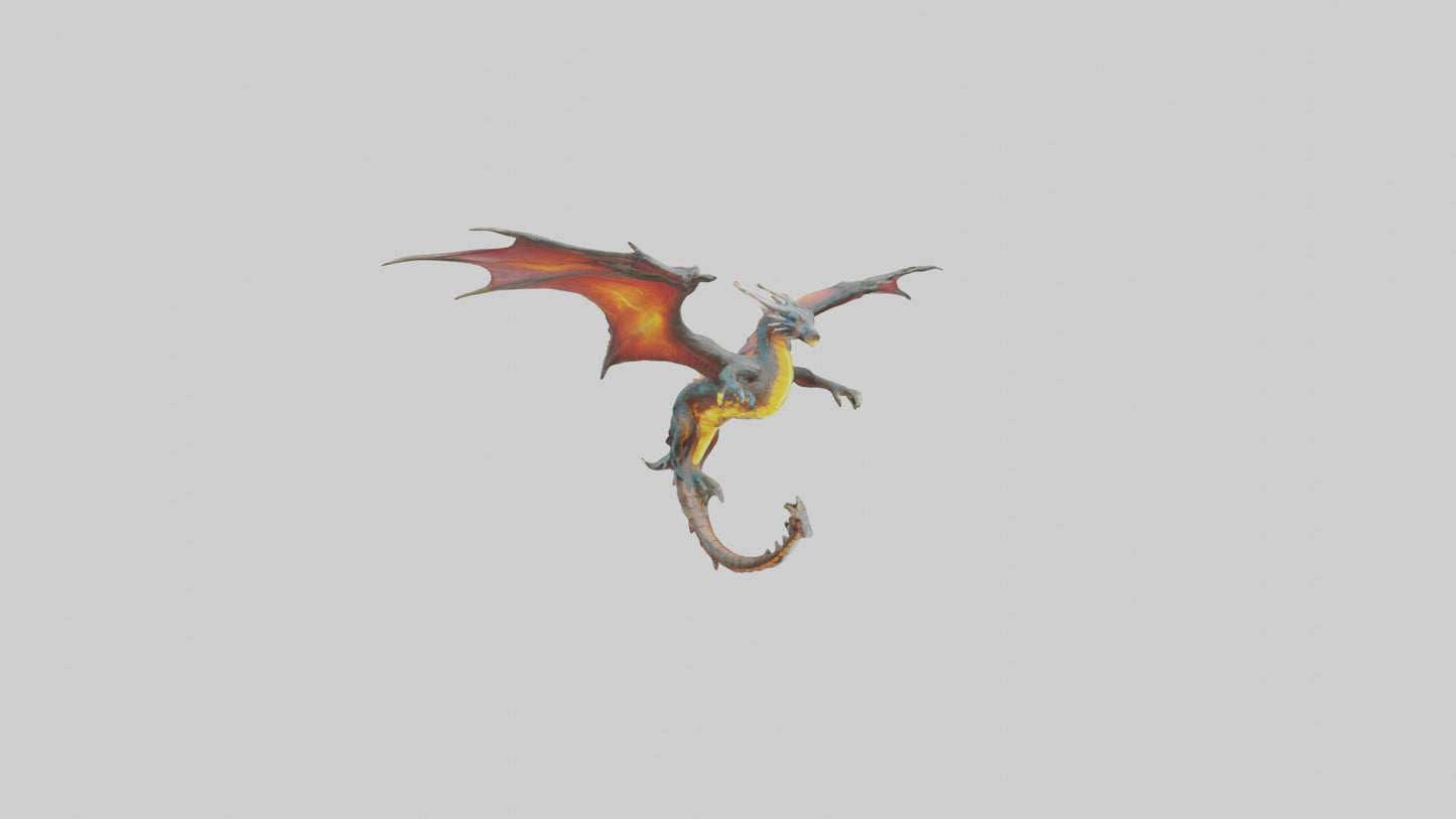 Electric Dragon model 3D model