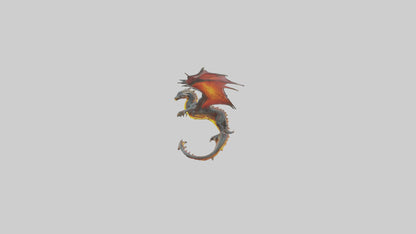 Electric Dragon model 3D model
