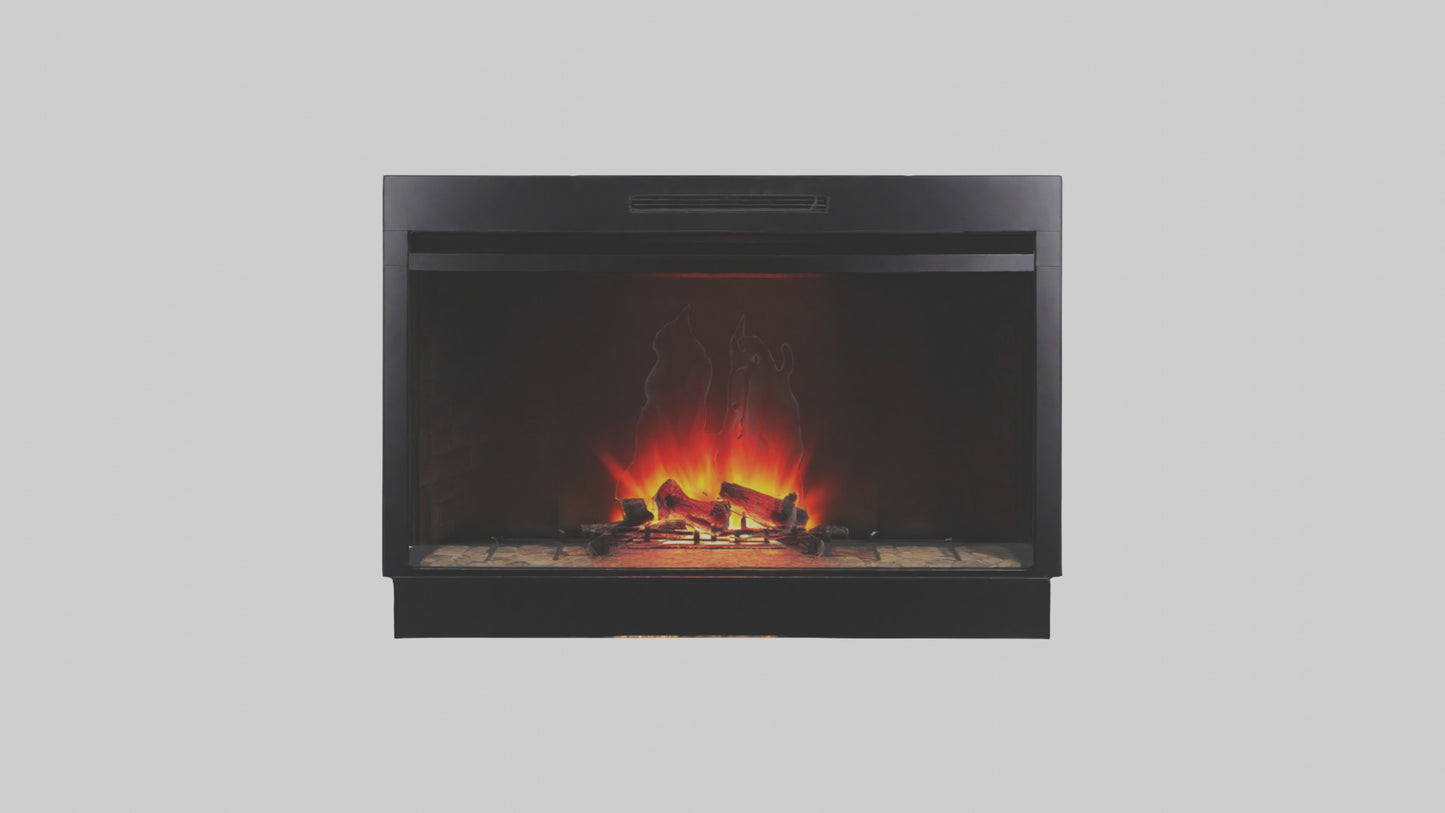 Electric fireplace model 3D model