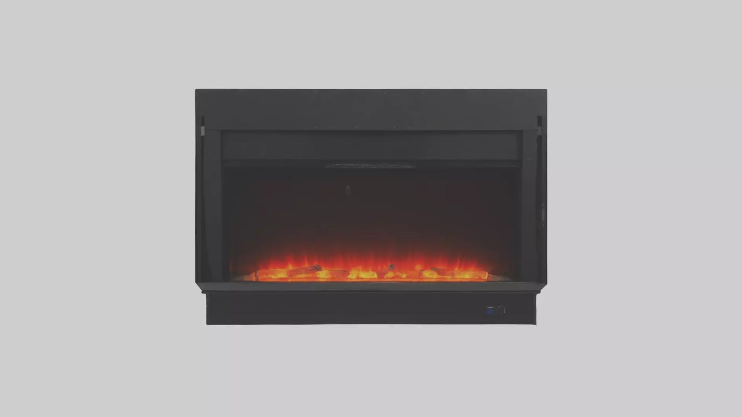 Electric fireplace model 3D model