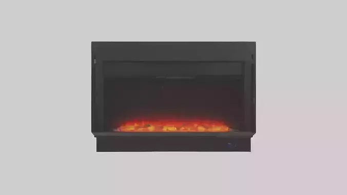 Electric fireplace model 3D model