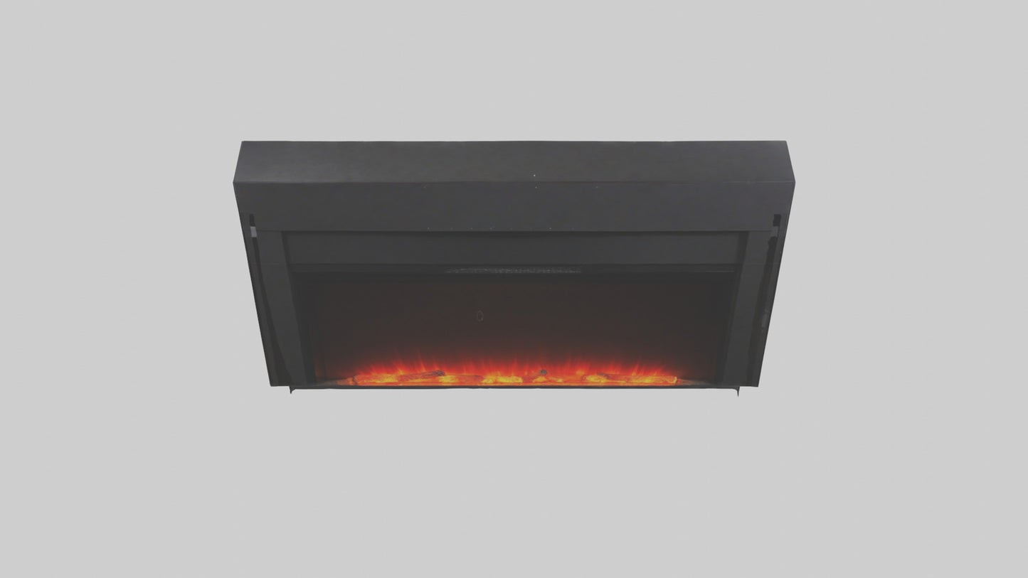 Electric fireplace model 3D model