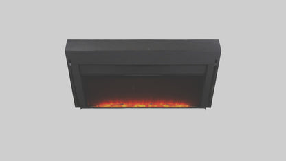 Electric fireplace model 3D model