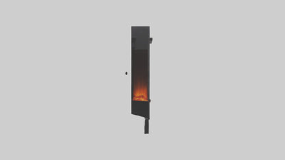 Electric fireplace model 3D model