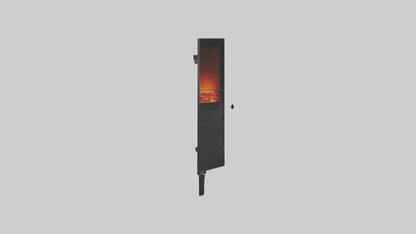 Electric fireplace model 3D model