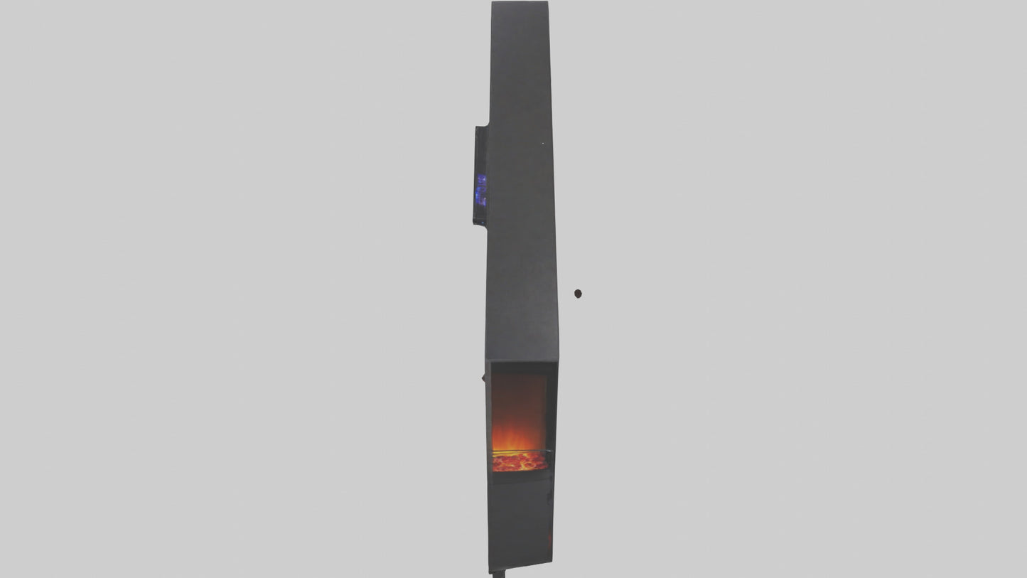 Electric fireplace model 3D model
