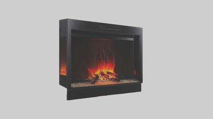 Electric fireplace model 3D model