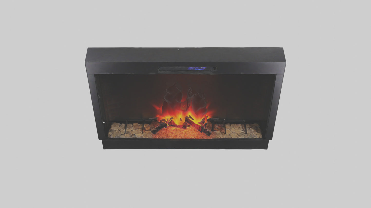 Electric fireplace model 3D model