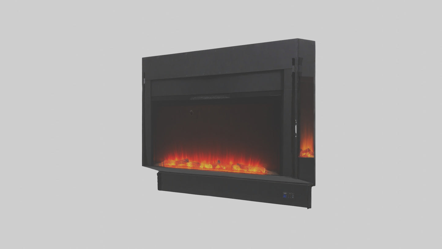 Electric fireplace model 3D model