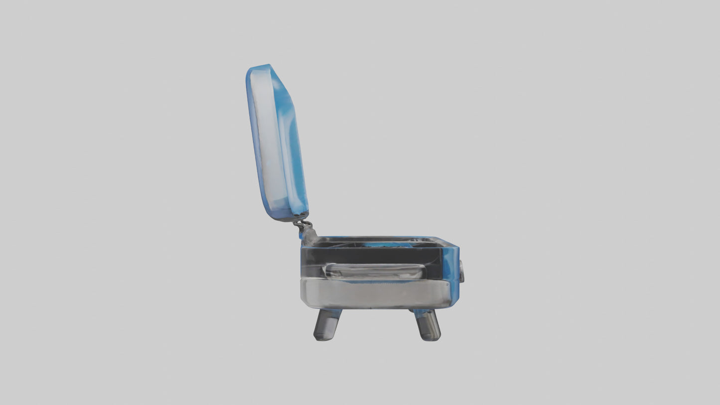 3D model Electric grill model VR / AR / low-poly