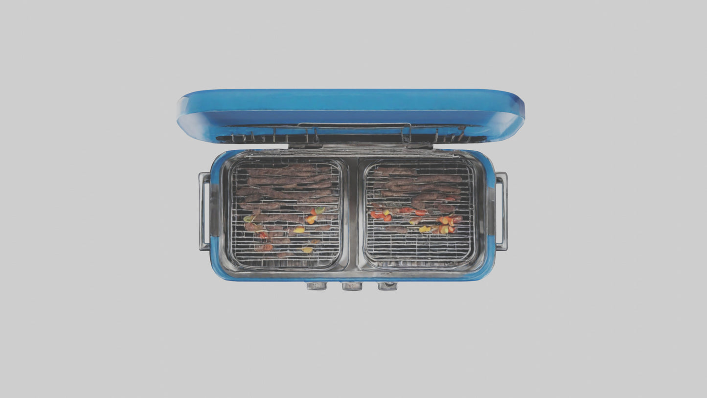 3D model Electric grill model VR / AR / low-poly