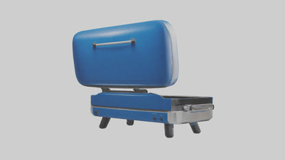 3D model Electric grill model VR / AR / low-poly