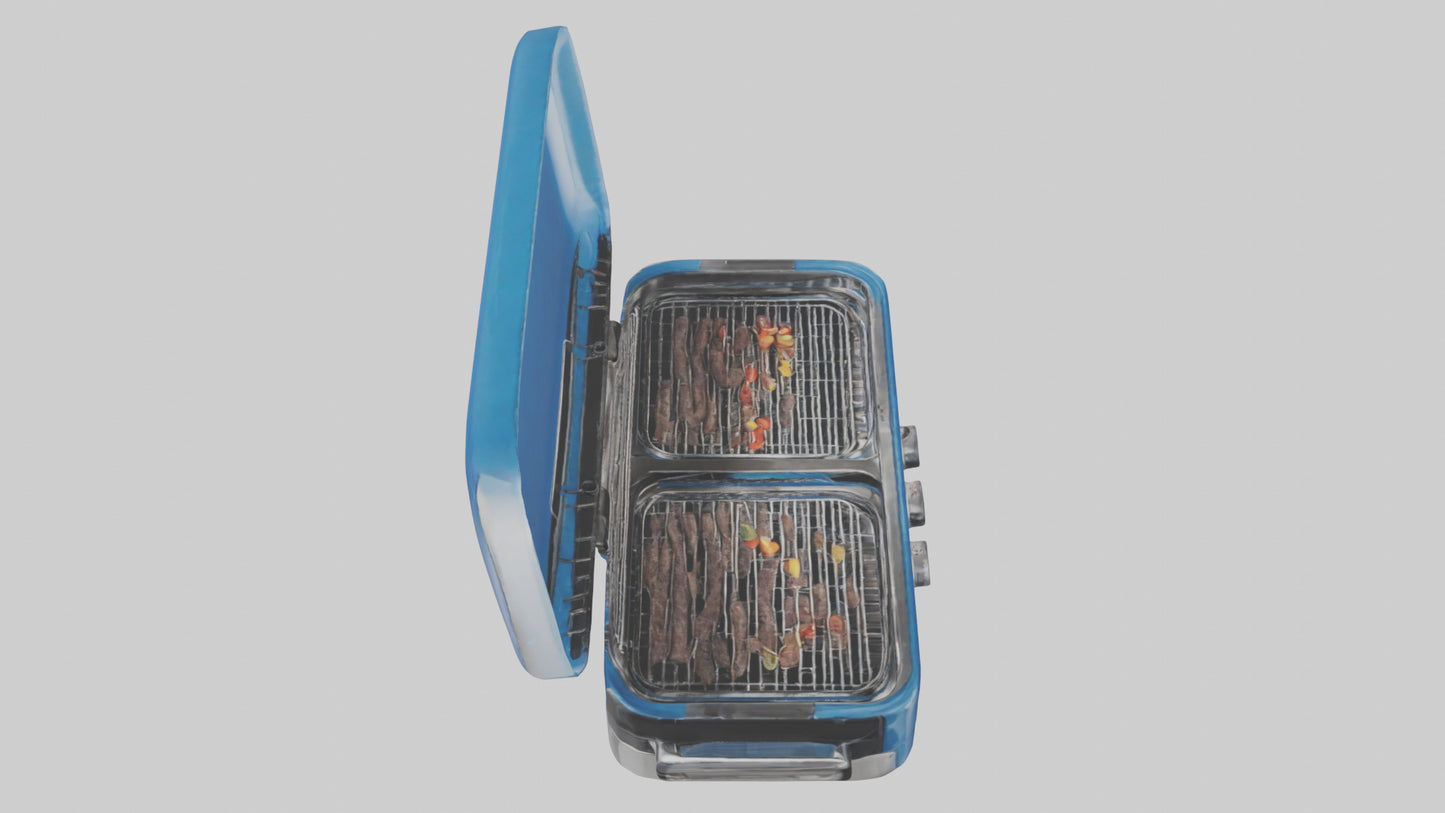 3D model Electric grill model VR / AR / low-poly