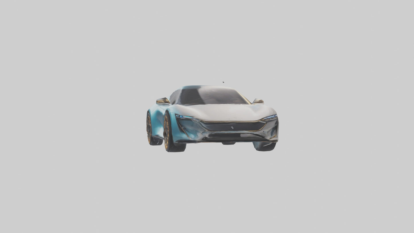 Electric Luxury Sports Car model 3D model