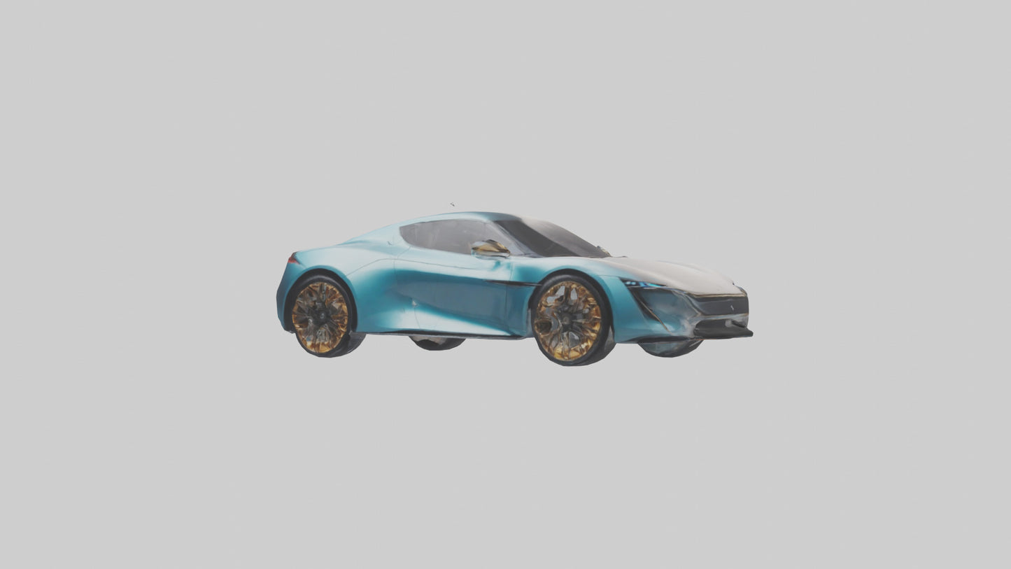 Electric Luxury Sports Car model 3D model