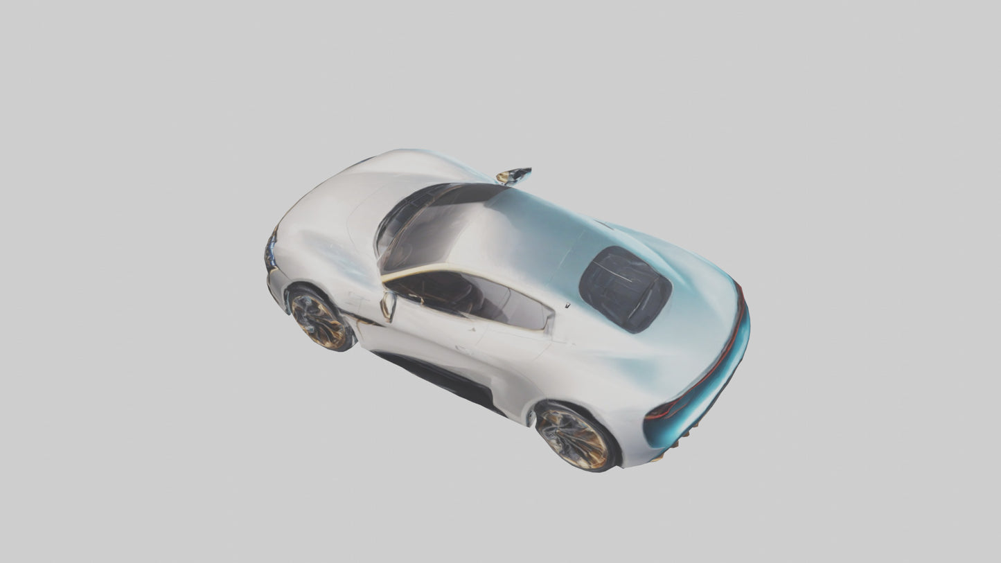 Electric Luxury Sports Car model 3D model