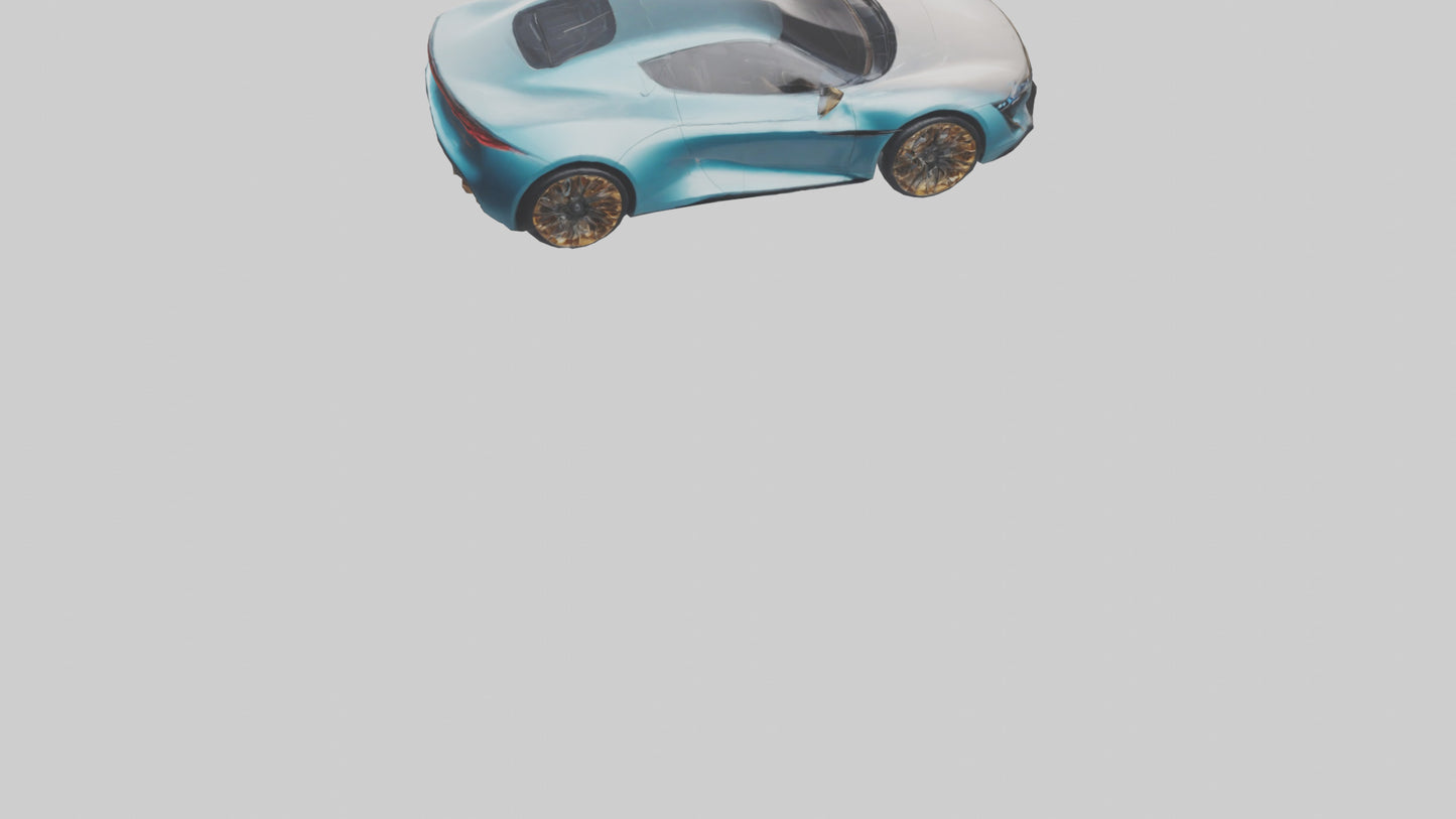 Electric Luxury Sports Car model 3D model