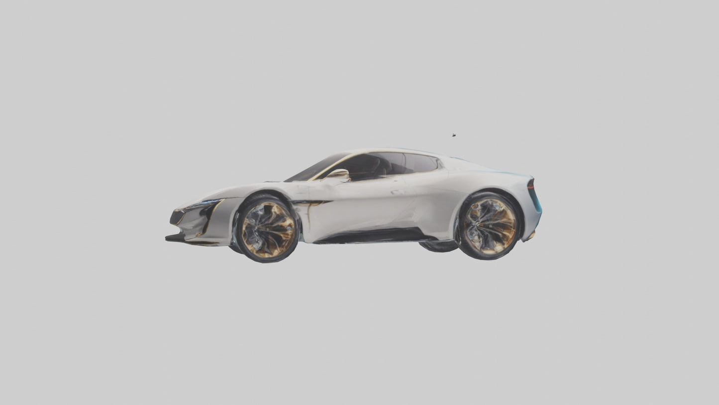 Electric Luxury Sports Car model 3D model