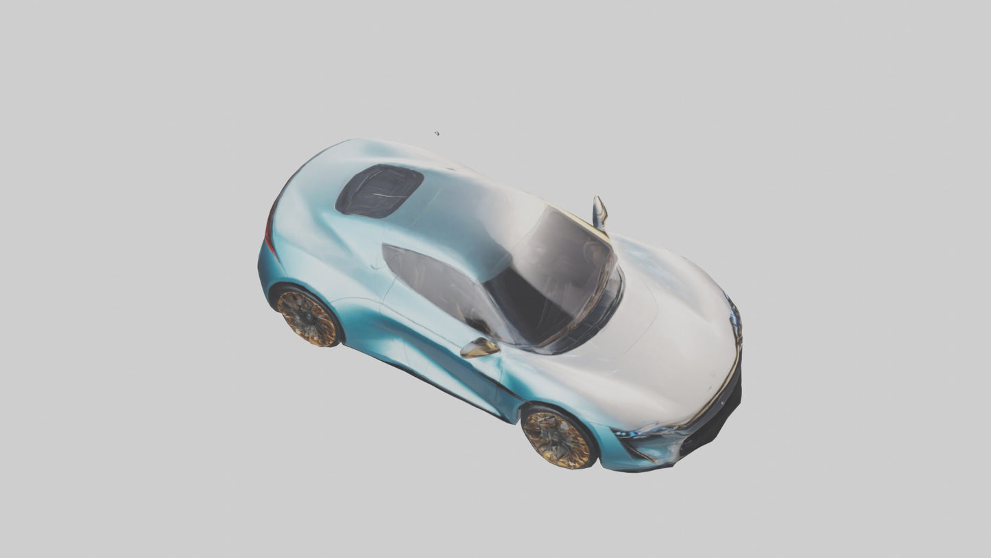 Electric Luxury Sports Car model 3D model