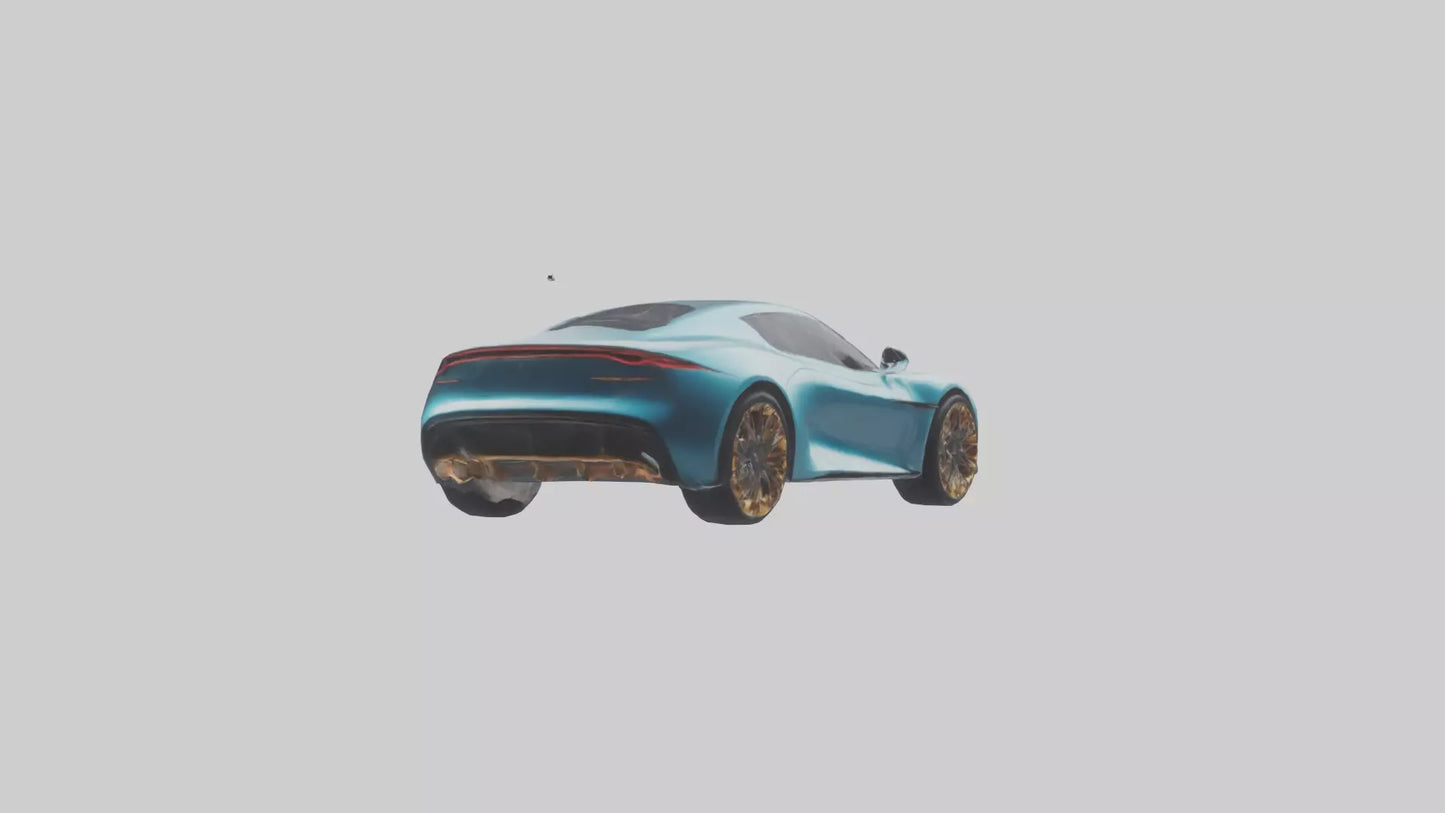 Electric Luxury Sports Car model 3D model