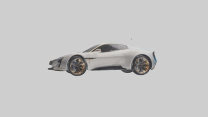 Electric Luxury Sports Car model 3D model