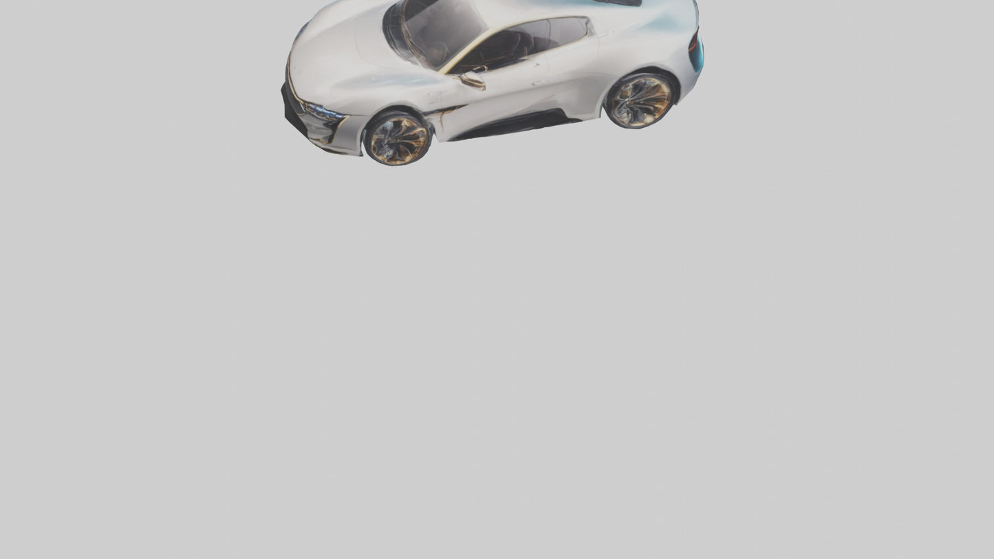 Electric Luxury Sports Car model 3D model