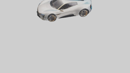 Electric Luxury Sports Car model 3D model