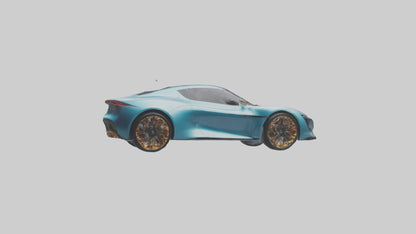 Electric Luxury Sports Car model 3D model