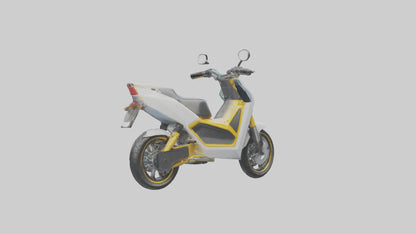 Electric Motorbike model 3D model