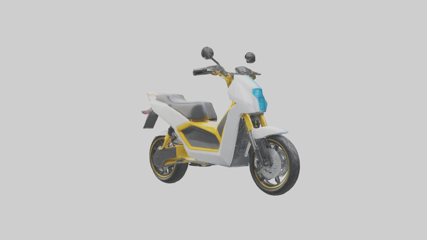 Electric Motorbike model 3D model