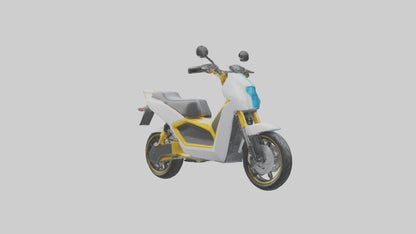 Electric Motorbike model 3D model