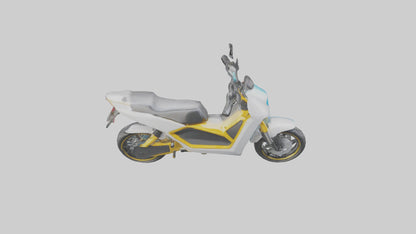 Electric Motorbike model 3D model