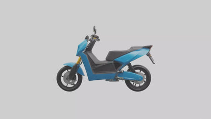 Electric Motorbike model 3D model