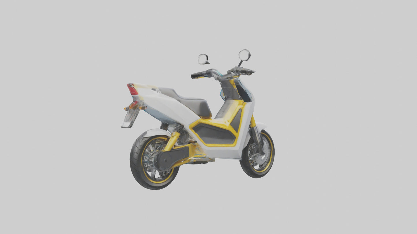 Electric Motorbike model 3D model