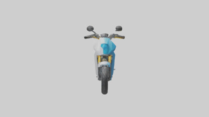 Electric Motorbike model 3D model