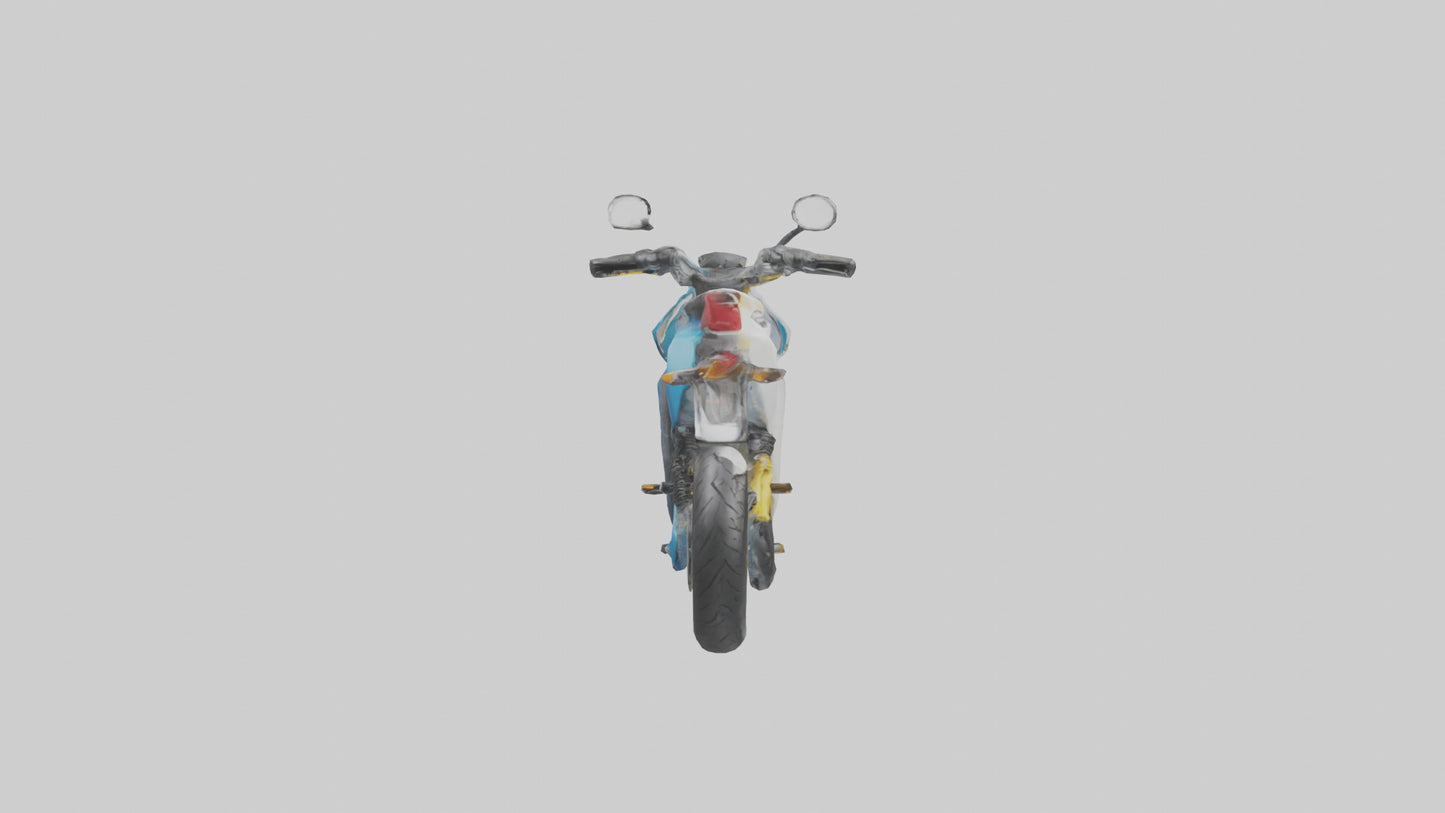 Electric Motorbike model 3D model