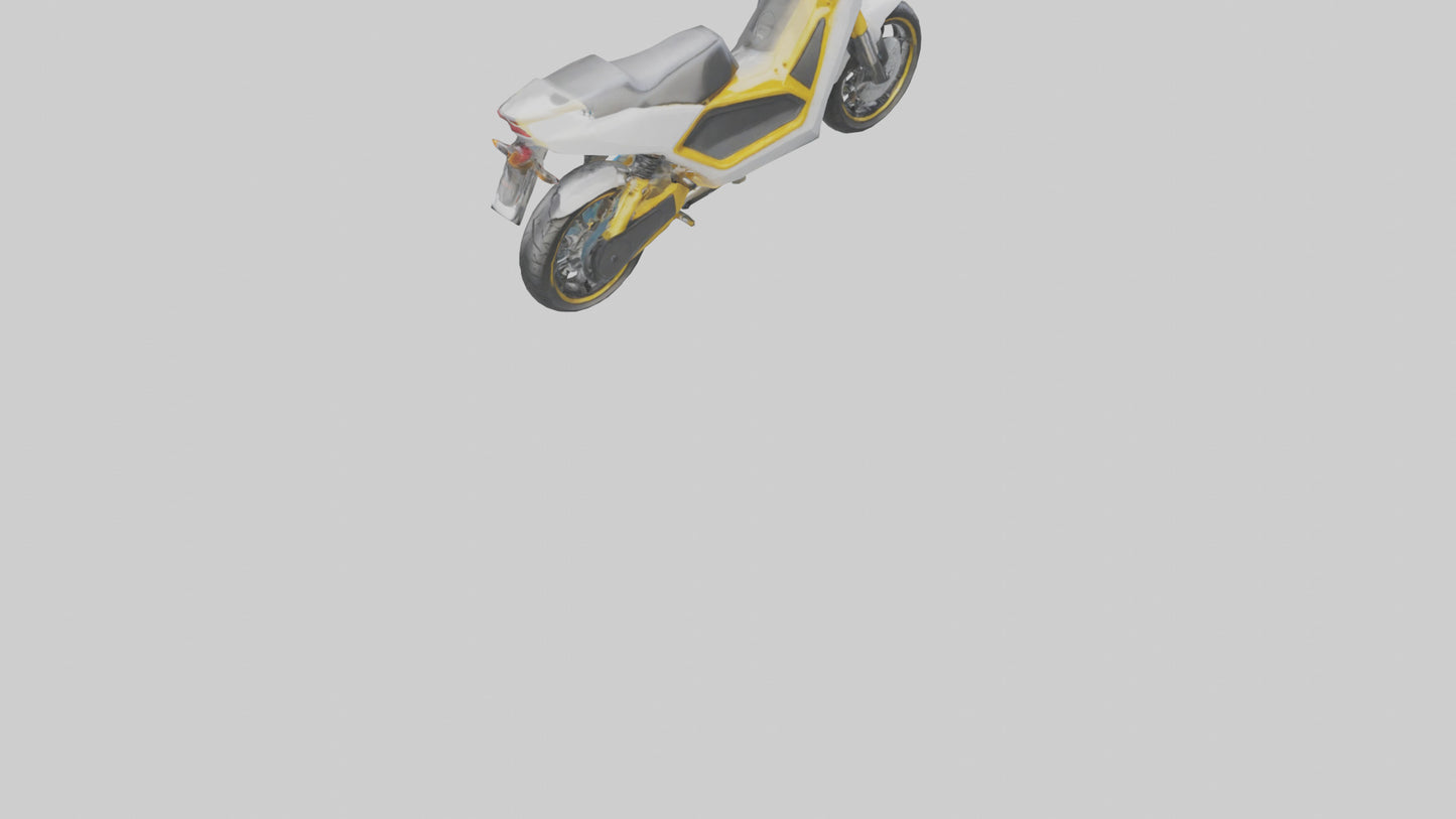 Electric Motorbike model 3D model