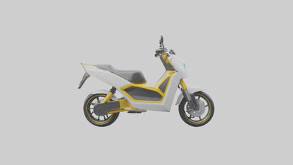 Electric Motorbike model 3D model