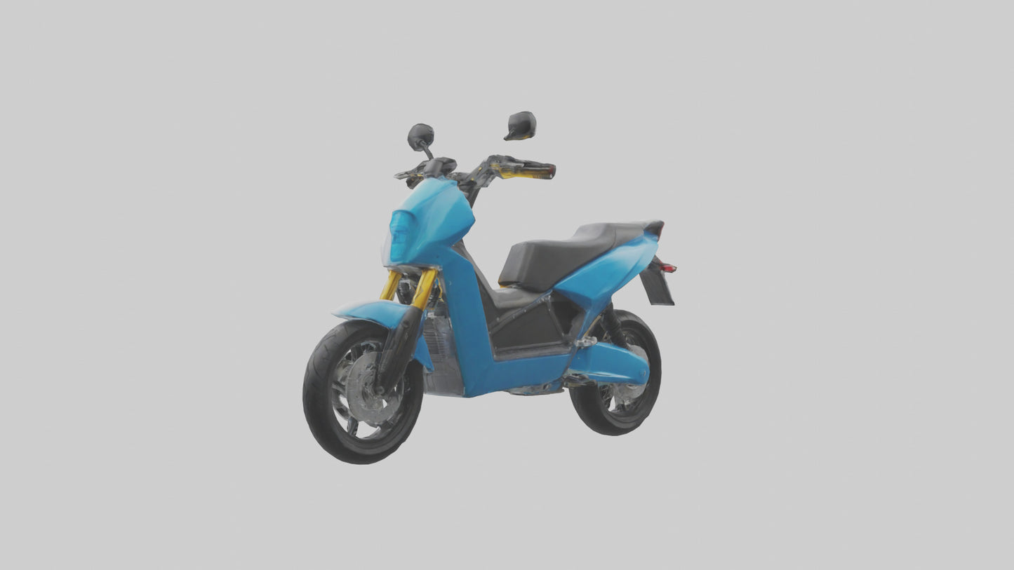 Electric Motorbike model 3D model