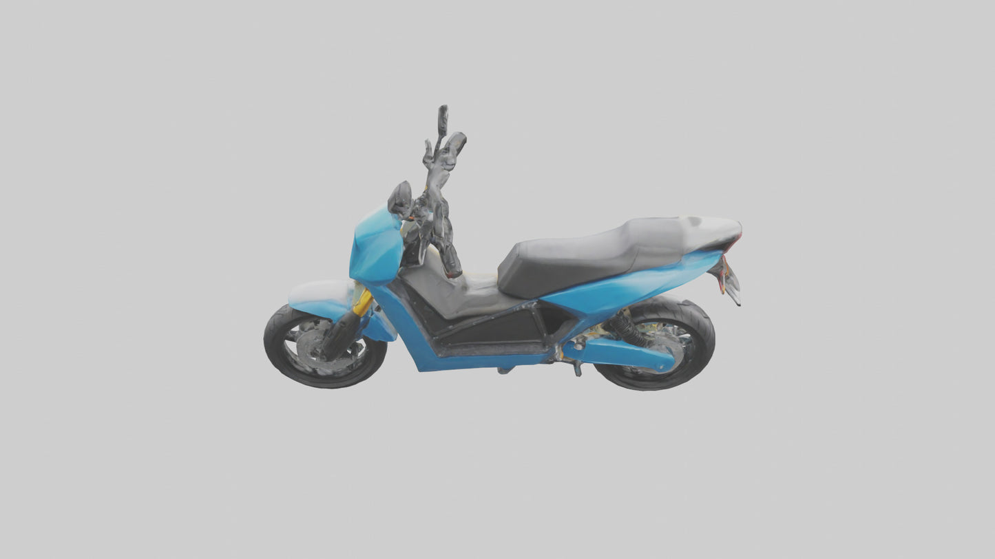 Electric Motorbike model 3D model