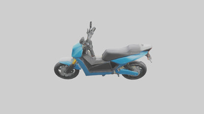 Electric Motorbike model 3D model