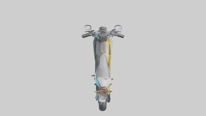 Electric Motorbike model 3D model