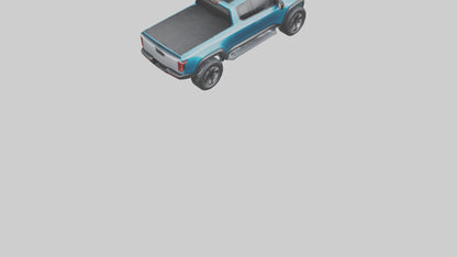 Electric Pickup Truck model 3D model