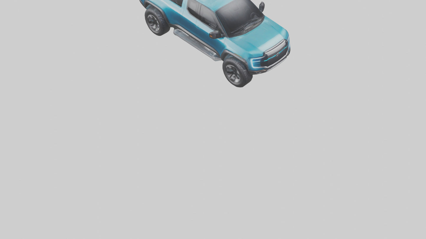 Electric Pickup Truck model 3D model