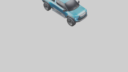 Electric Pickup Truck model 3D model