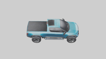 Electric Pickup Truck model 3D model