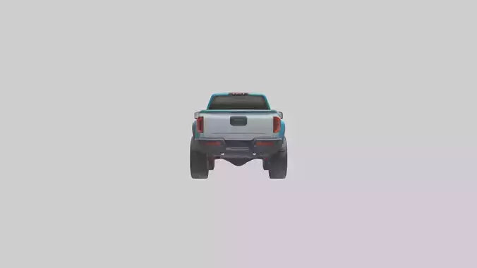 Electric Pickup Truck model 3D model