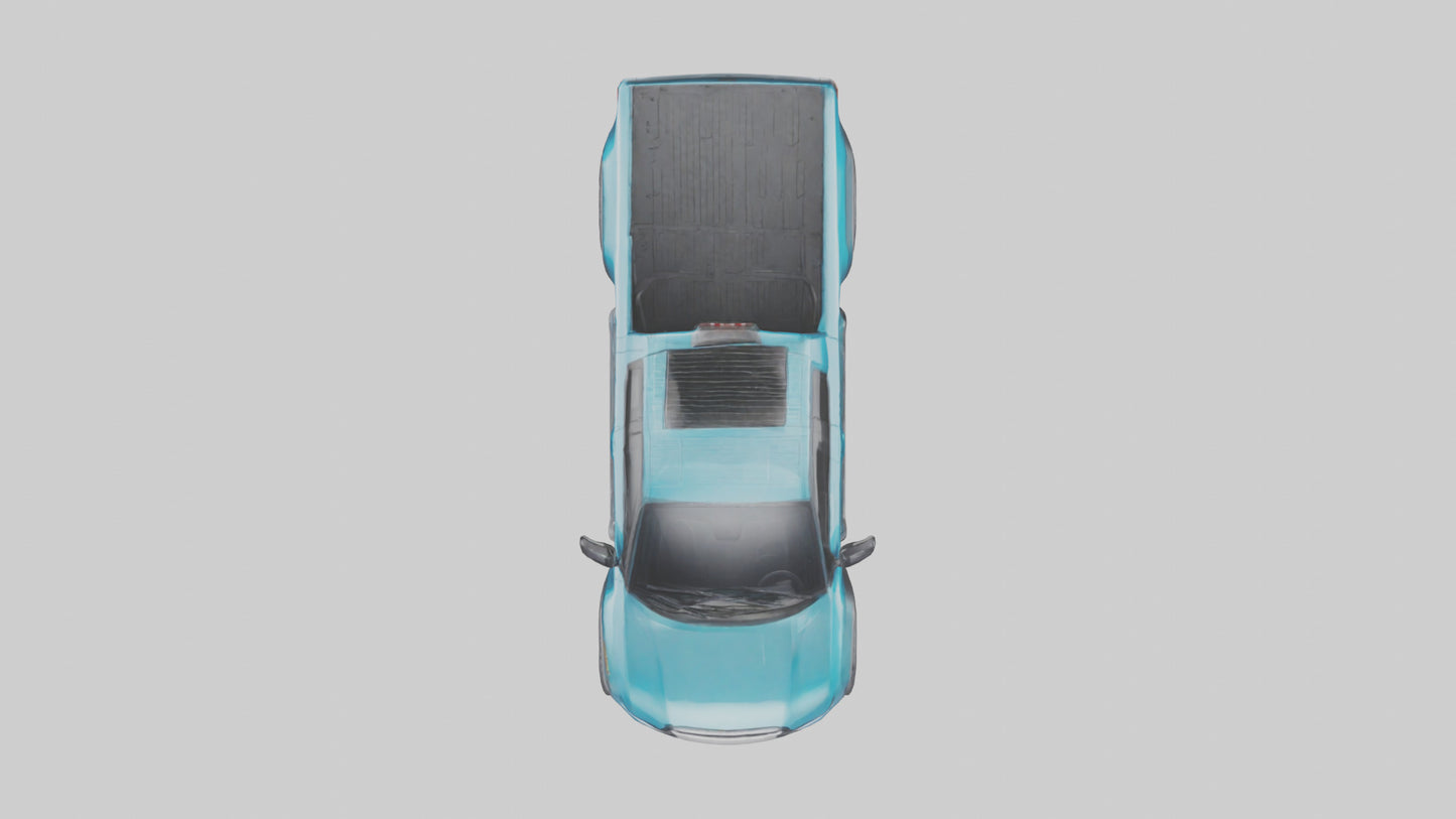 Electric Pickup Truck model 3D model