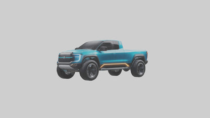 Electric Pickup Truck model 3D model
